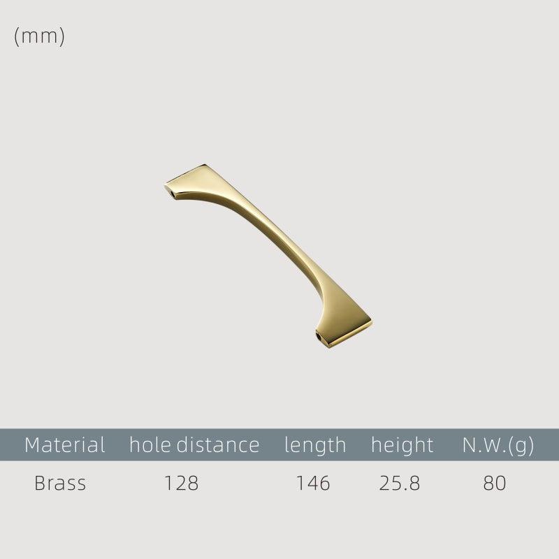 KALEM / SOLID BRASS HANDLES - Handle Shop Couture 