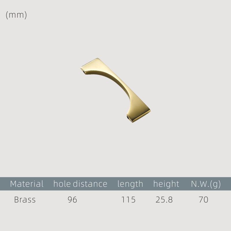 KALEM / SOLID BRASS HANDLES - Handle Shop Couture 