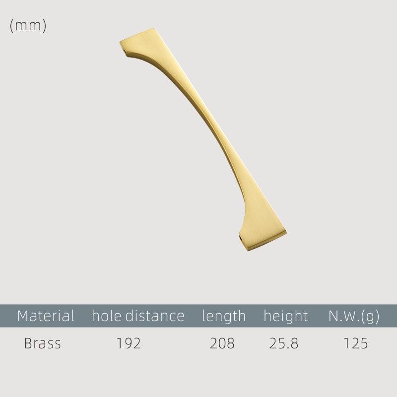 KALEM / SOLID BRASS HANDLES - Handle Shop Couture 