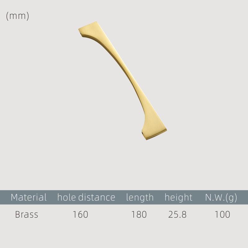 KALEM / SOLID BRASS HANDLES - Handle Shop Couture 