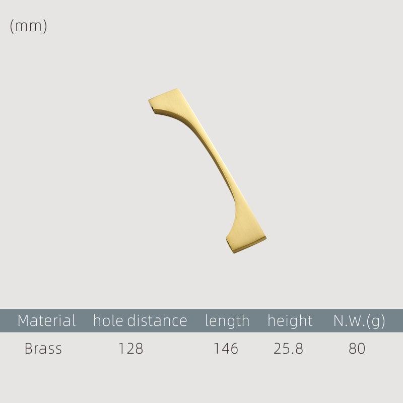 KALEM / SOLID BRASS HANDLES - Handle Shop Couture 
