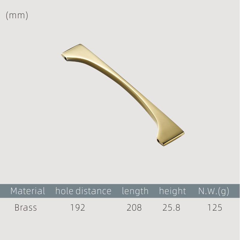 KALEM / SOLID BRASS HANDLES - Handle Shop Couture 