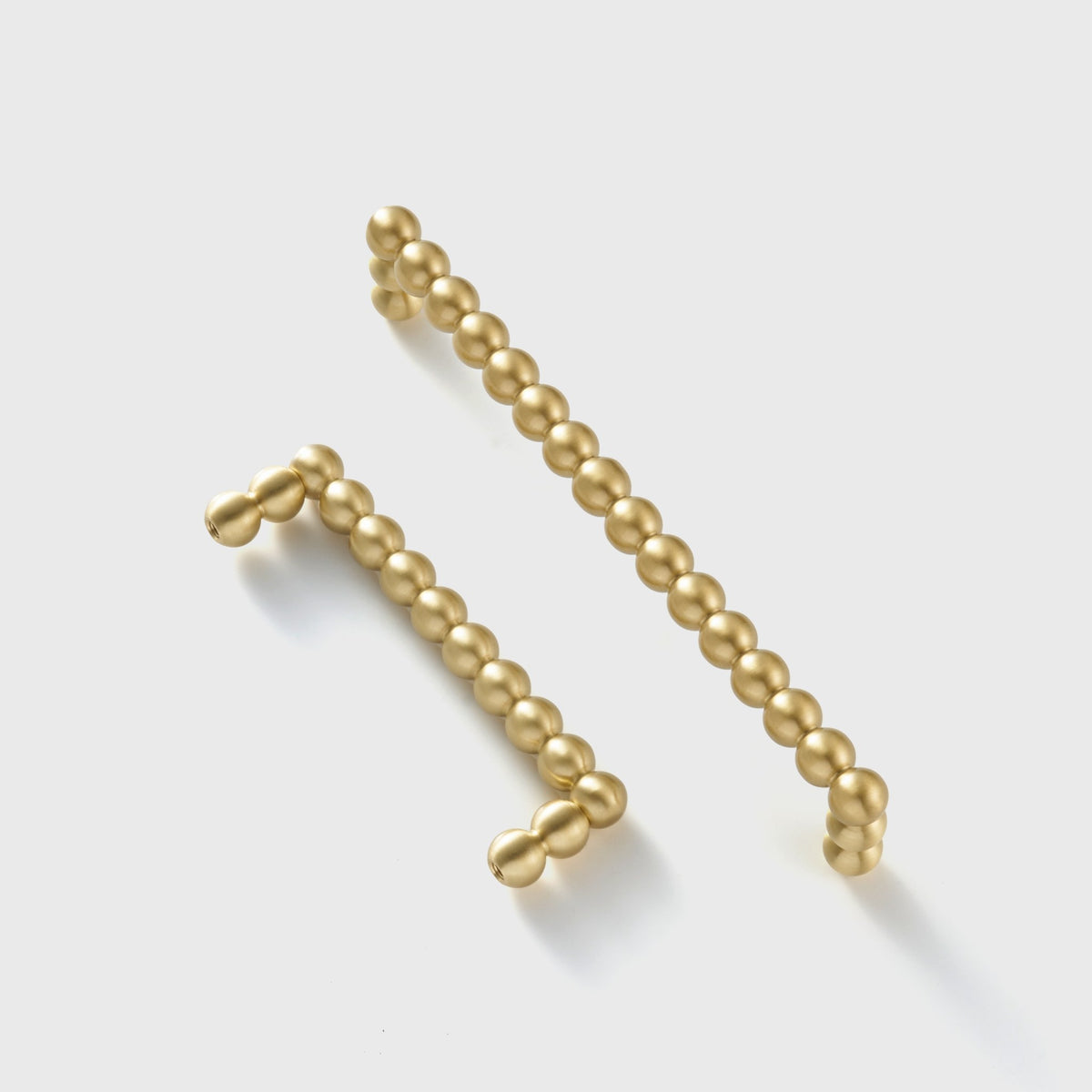 KOMBOLOI beaded brass handles in two lengths