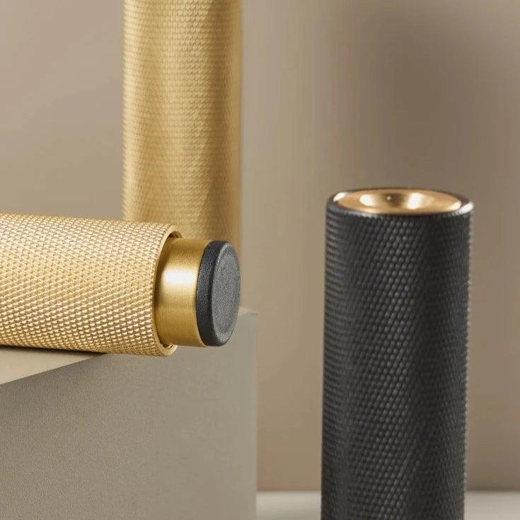 LACIE / Solid Knurled Brass Furniture Legs - Handle Shop Couture 