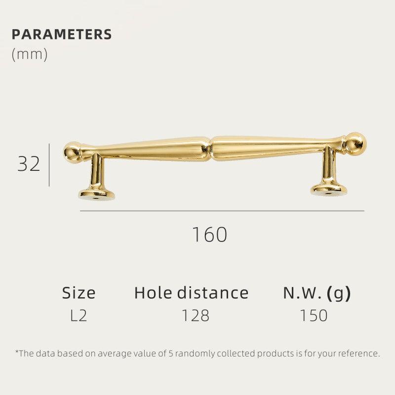 LEON / SOLID BRASS HANDLES - Handle Shop Couture 