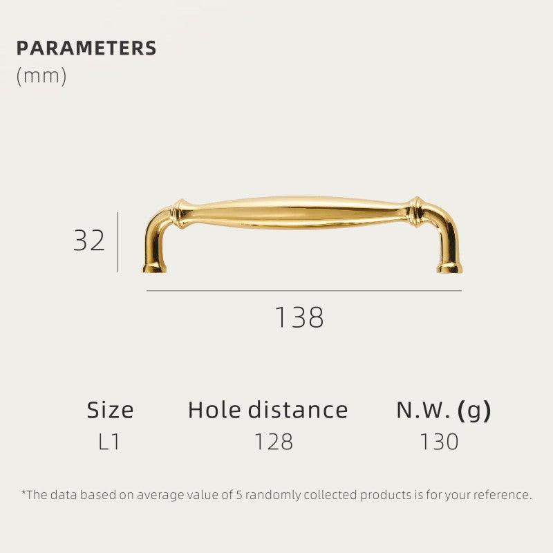 LEON / SOLID BRASS HANDLES - Handle Shop Couture 