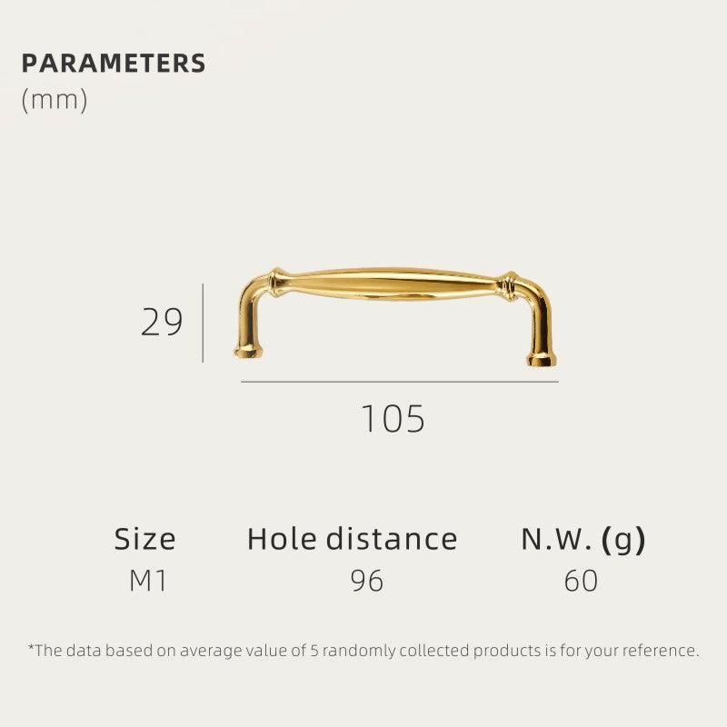 LEON / SOLID BRASS HANDLES - Handle Shop Couture 