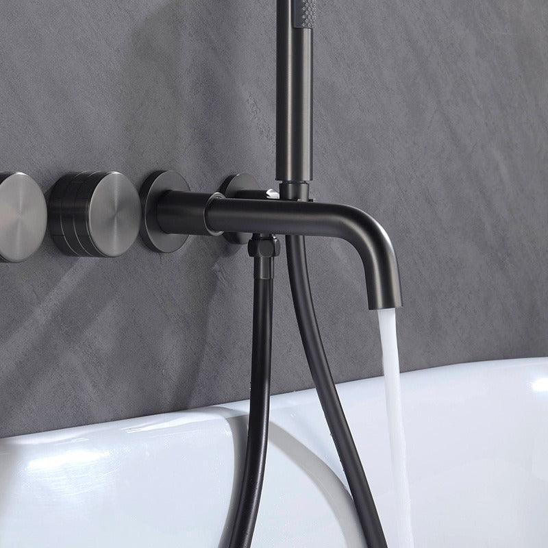LuminaStream / Wall-Mounted Bathtub Faucet - Handle Shop Couture 