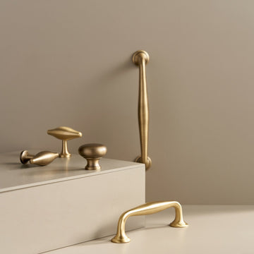 NAFPLIO brass handles, round knob and T-knobs
