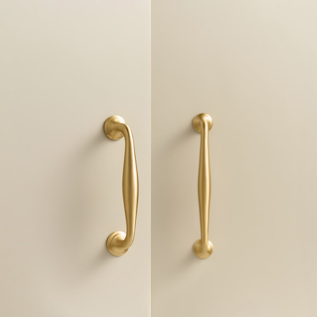 NAFPLIO brass handles, round knob and T-knobs