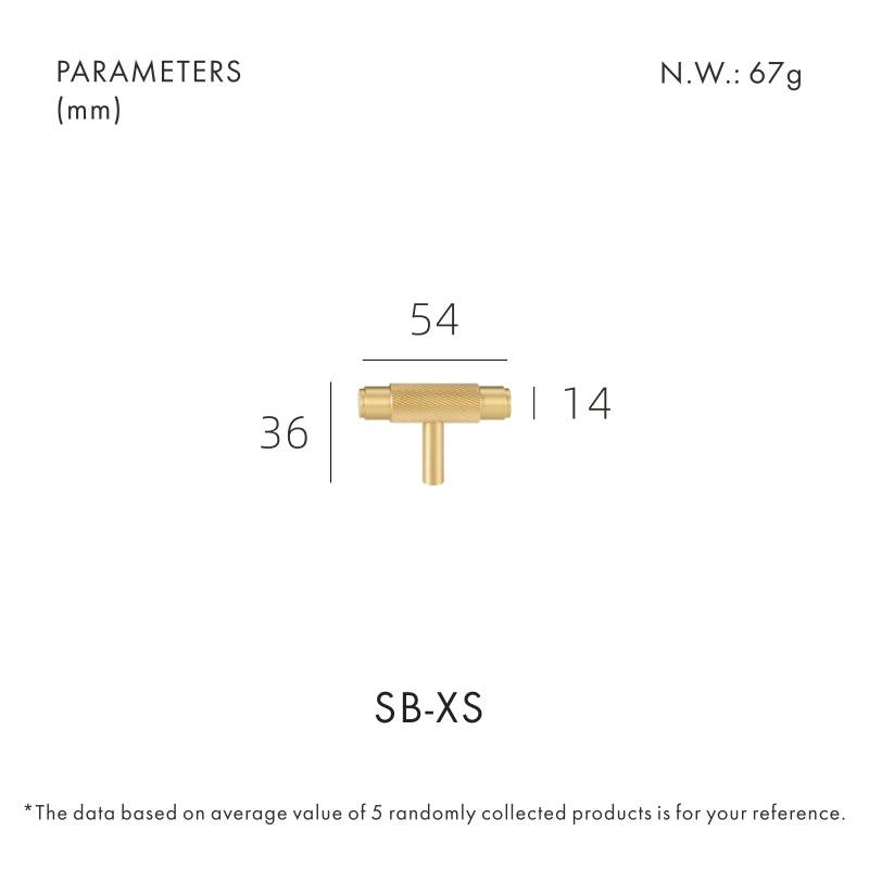 PALENCIA / SOLID BRASS HANDLES / SWIRLED KNURL - Handle Shop Couture 