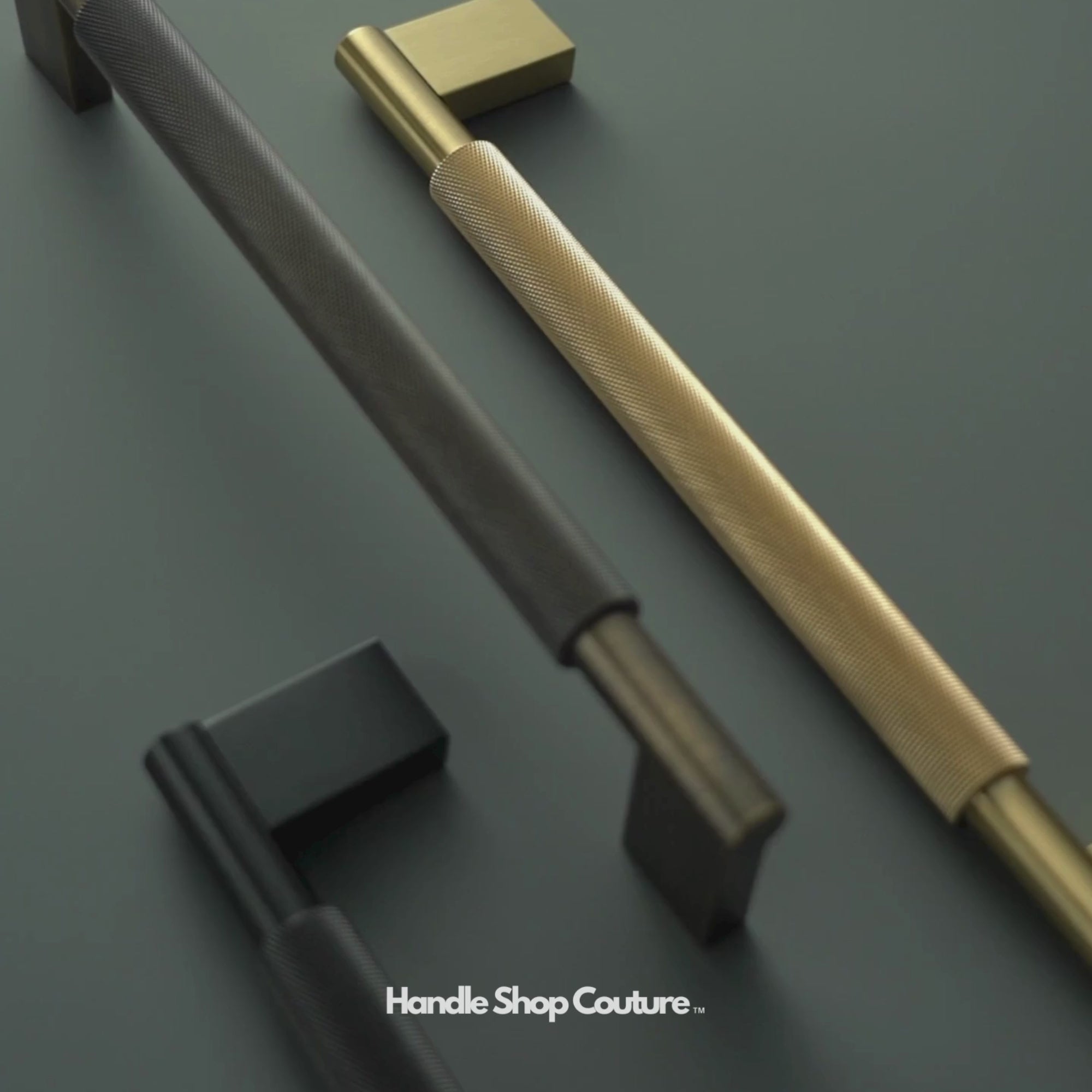 LACIE Double-Sided Solid Brass Door Pull - Handle Shop Couture