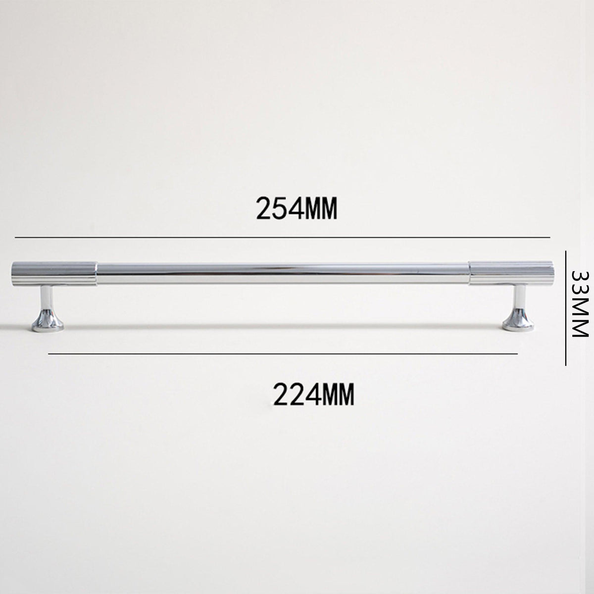 SIMI SOLID BRASS HANDLES / LINEAR KNURL - Handle Shop Couture 