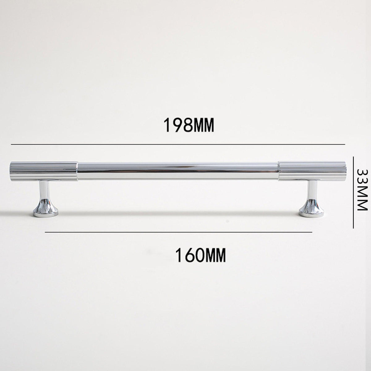 SIMI SOLID BRASS HANDLES / LINEAR KNURL - Handle Shop Couture 