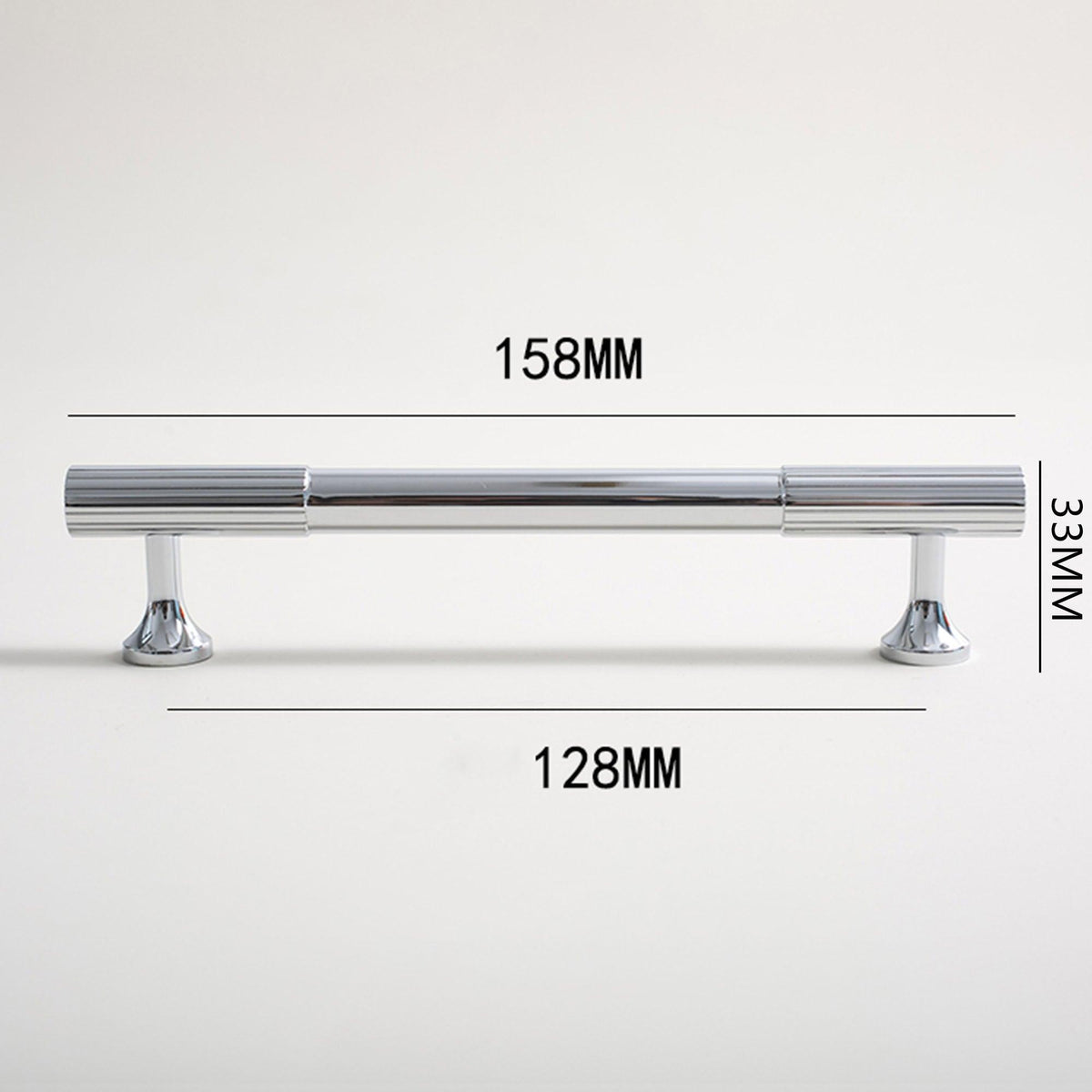 SIMI SOLID BRASS HANDLES / LINEAR KNURL - Handle Shop Couture 