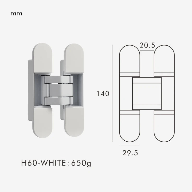 ASTERAS / Concealed Door Hinge