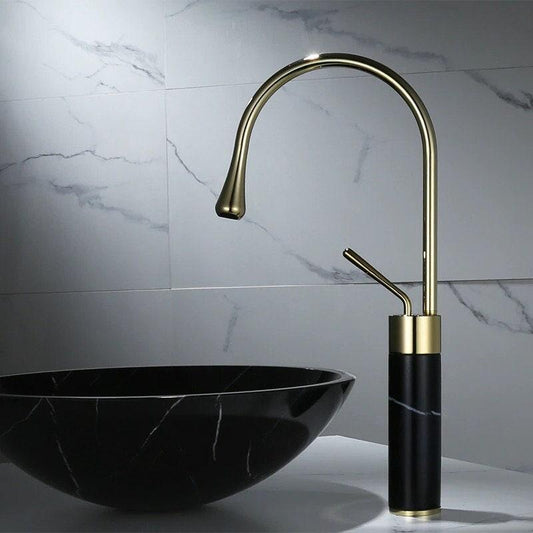 ALAIN / Marble Bathroom Faucet - Handle Shop Couture 