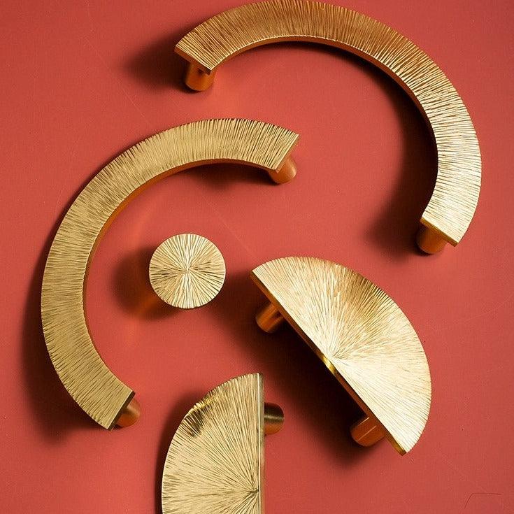 ARTEM / SOLID BRASS SEMI CIRCLE HANDLES - Handle Shop Couture 