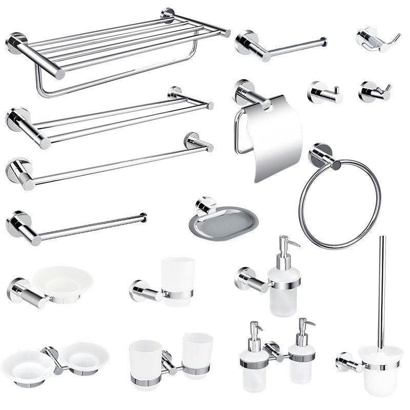 BATHROOM HARDWARE SET / STAINLESS STEEL / CHROME - Handle Shop Couture 