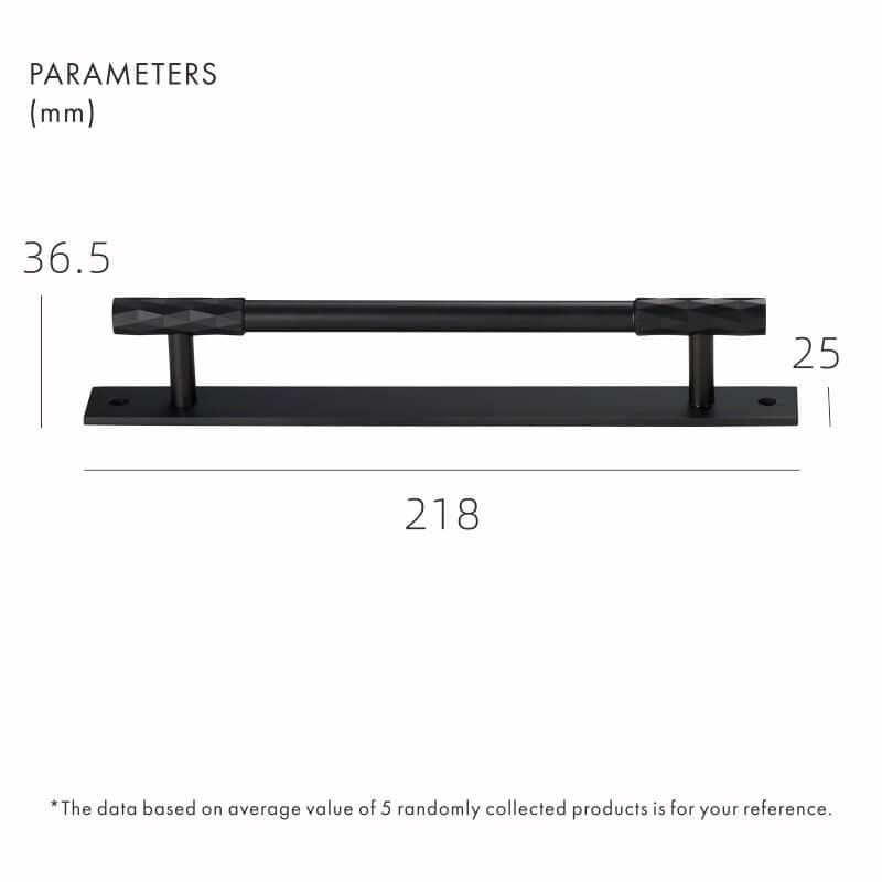 DIAMANTE / SOLID BRASS HANDLES / BACKPLATE - Handle Shop Couture 