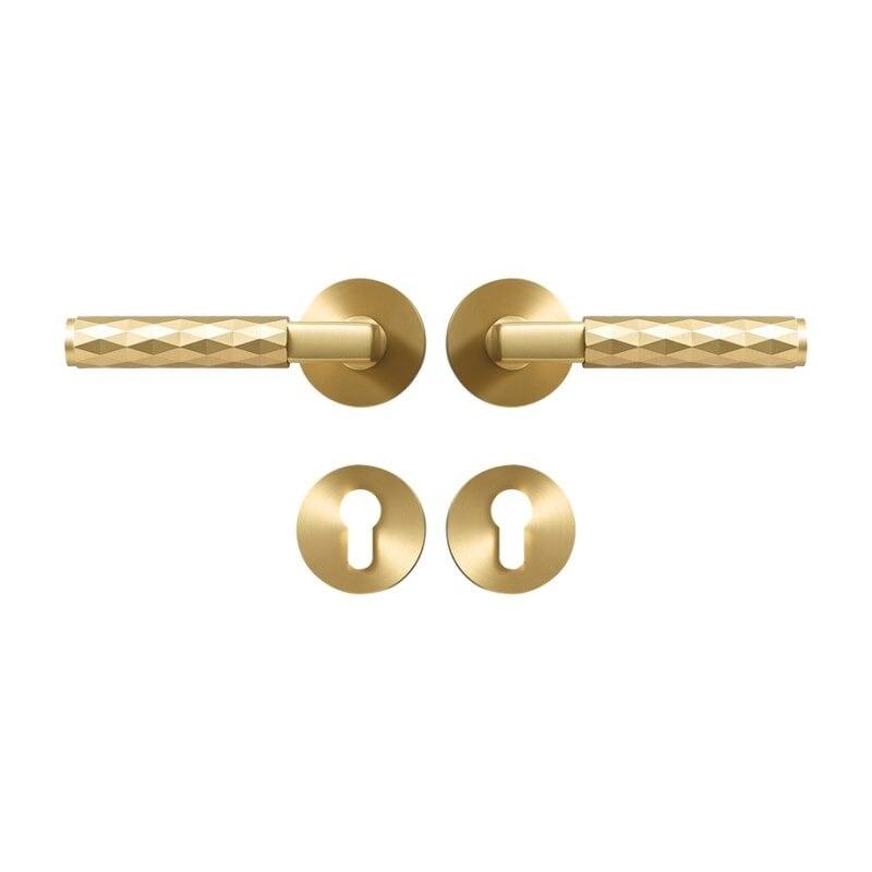 DIMANTE / SOLID BRASS / DOOR HANDLES - Handle Shop Couture 
