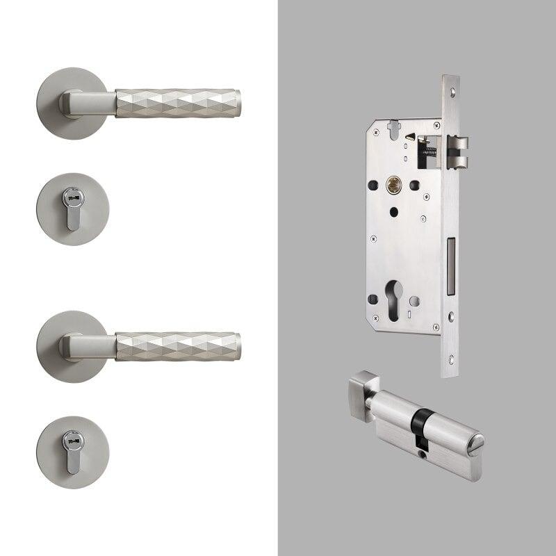 DIMANTE / SOLID BRASS / DOOR HANDLES - Handle Shop Couture 