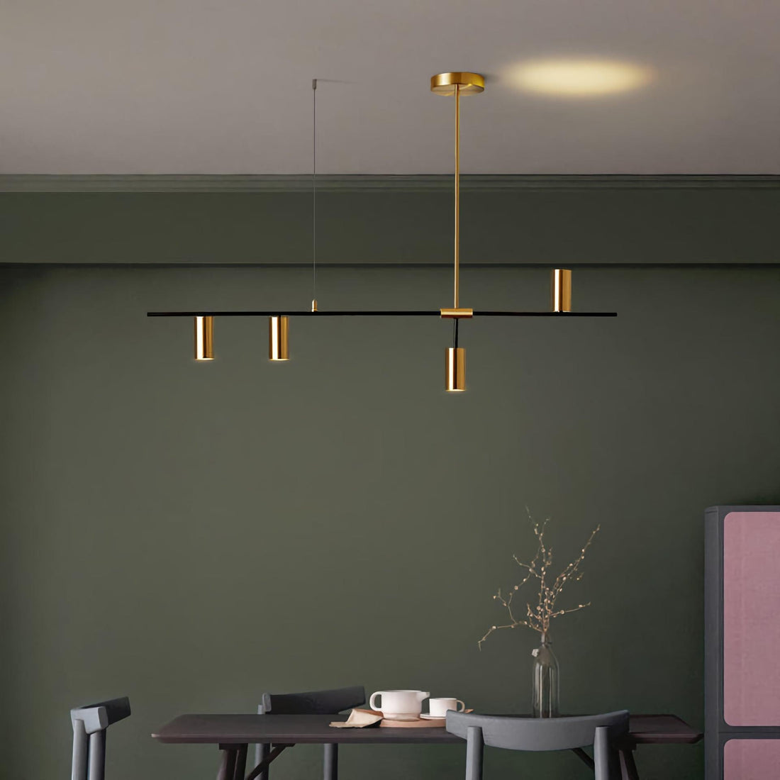ELMA / Brass Chandelier - Handle Shop Couture 