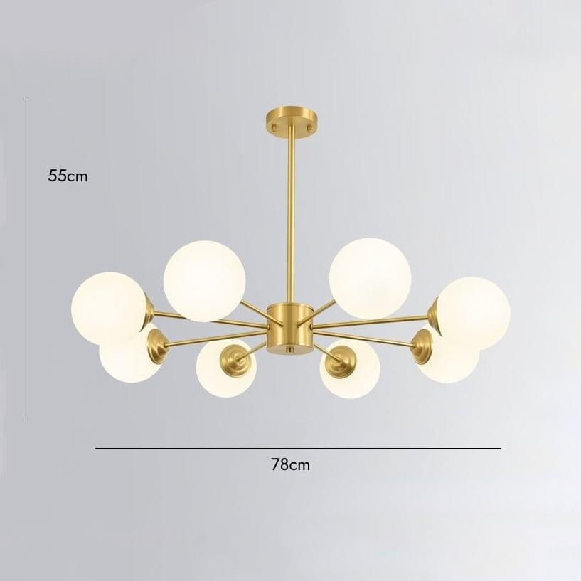 IBERO / Brass Chandelier - Handle Shop Couture 