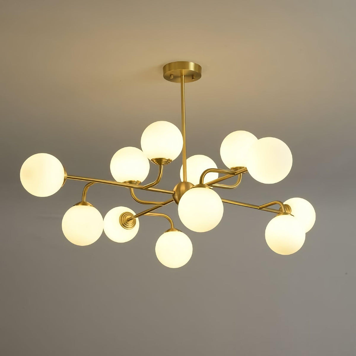 KATO / Brass Chandelier - Handle Shop Couture 
