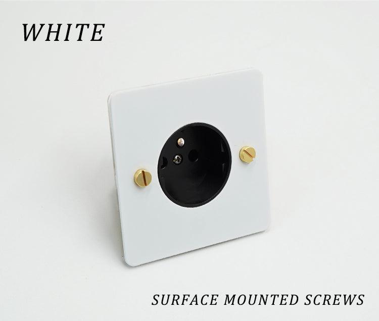 KOST / White Brass Power Outlet | Handle Shop Couture - Handle Shop Couture