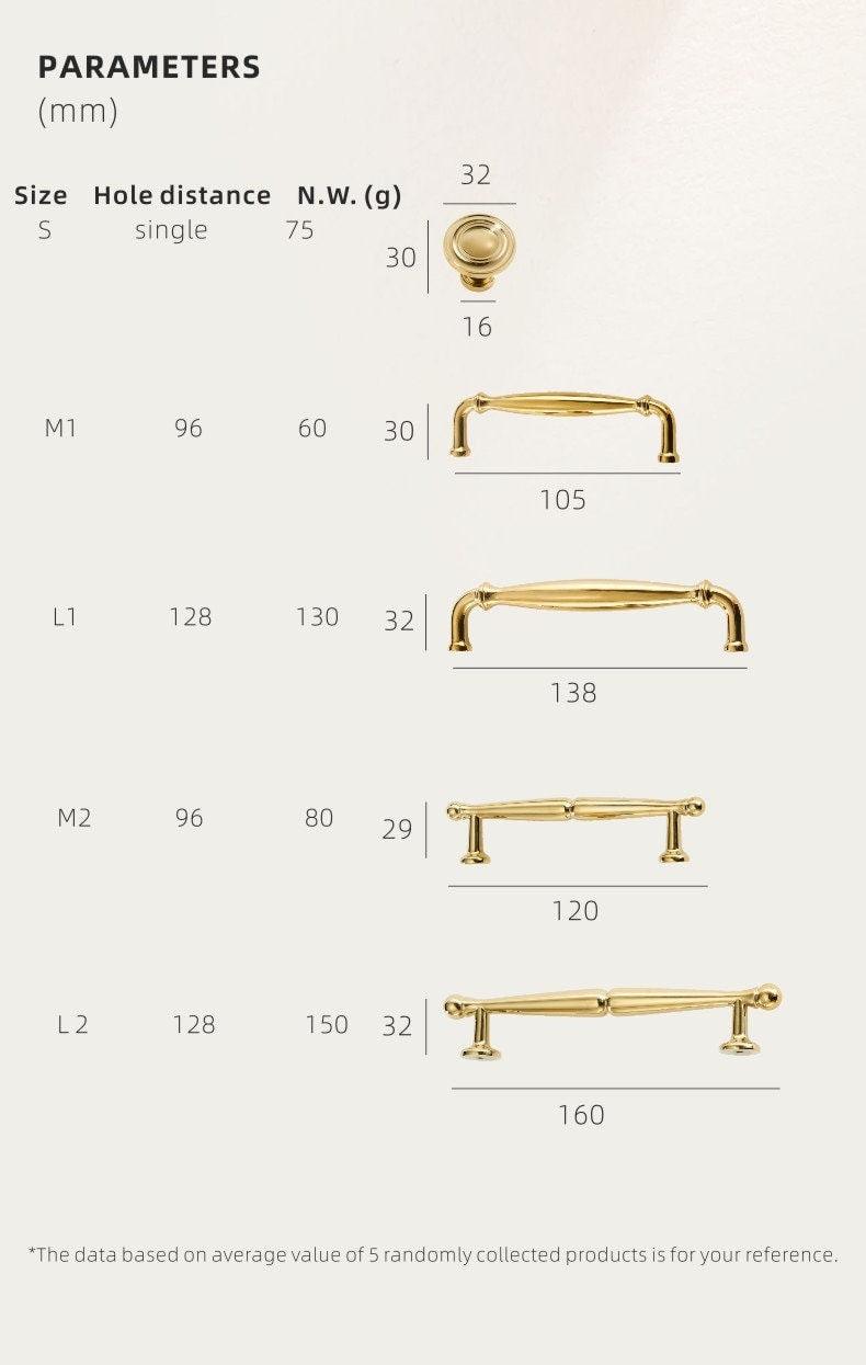 LEON / SOLID BRASS HANDLES - Handle Shop Couture 
