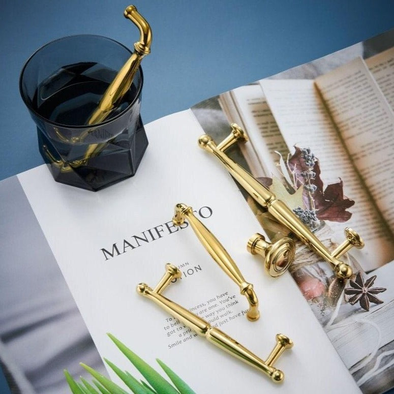 LEON / SOLID BRASS HANDLES - Handle Shop Couture 