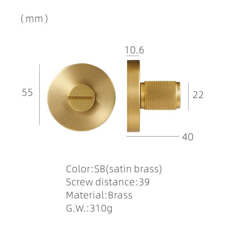 Brass on sale thumb turn