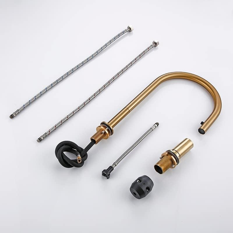 Maroussi / Single Lever Swivel Kitchen Mixer Tap - Handle Shop Couture 