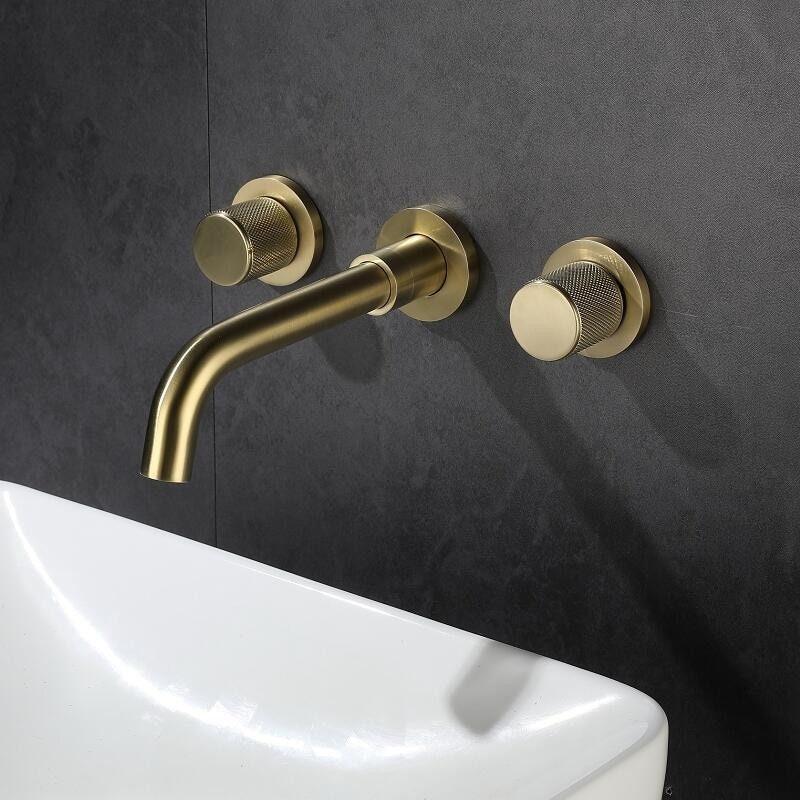 MIKO / Wall-Mounted Bathroom Faucet - Handle Shop Couture 