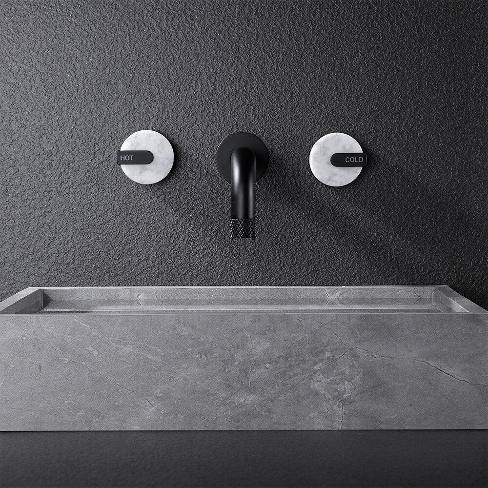 NIKO / Wall-Mounted Bathroom Faucet - Handle Shop Couture 