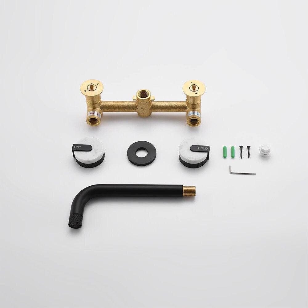 NIKO / Wall-Mounted Bathroom Faucet - Handle Shop Couture 