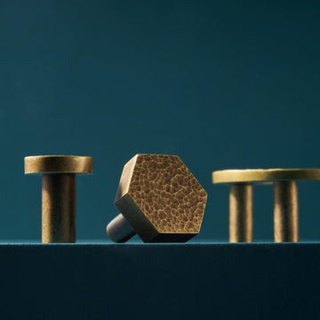 PARO / Hammered Brass Knobs - Handle Shop Couture 