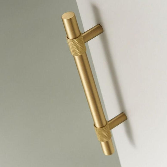 PYRGOS / SOLID BRASS HANDLES / KNURLED - Handle Shop Couture 