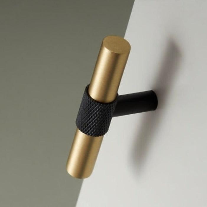 PYRGOS / SOLID BRASS HANDLES / KNURLED - Handle Shop Couture 