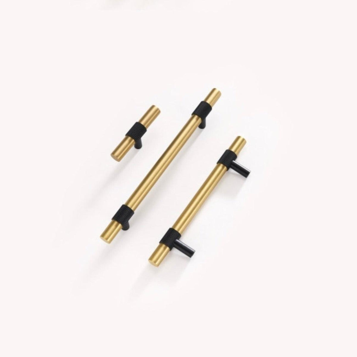 PYRGOS / SOLID BRASS HANDLES / KNURLED - Handle Shop Couture 