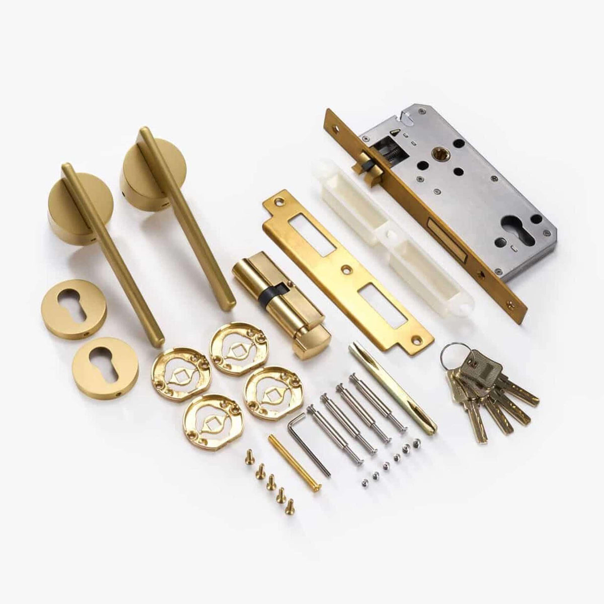 SABANI / SOLID BRASS / DOOR HANDLES - Handle Shop Couture 