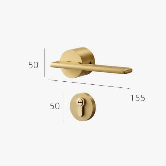 SABANI / SOLID BRASS / DOOR HANDLES - Handle Shop Couture 