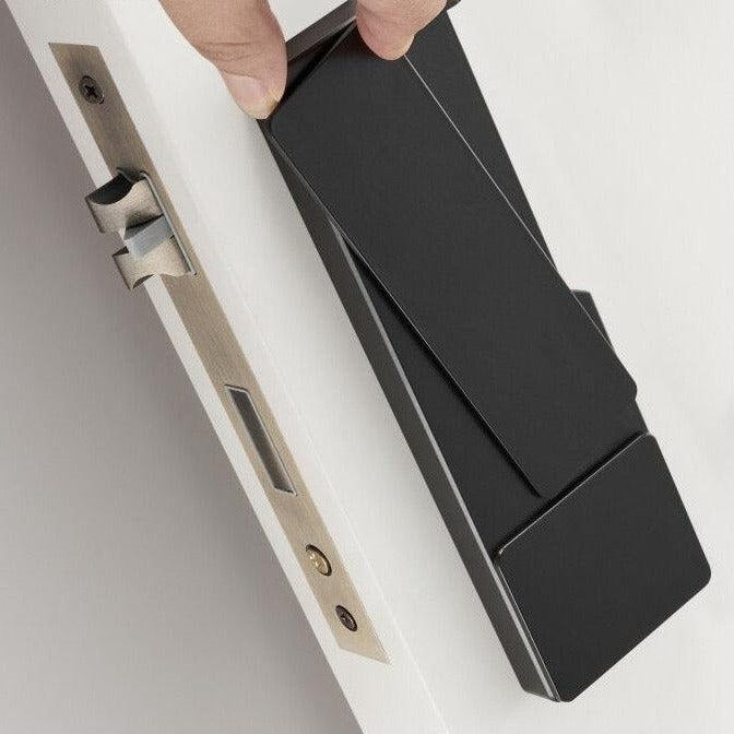 SANTANDER / SOLID BRASS DOOR HANDLE & LOCK SET - Handle Shop Couture 