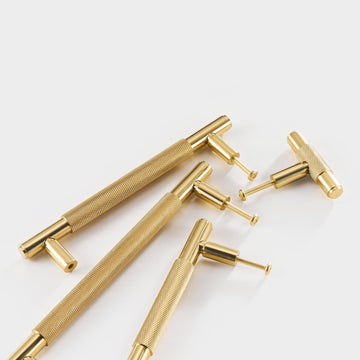 SIDI / SOLID BRASS HANDLES / KNURLED - Handle Shop Couture 
