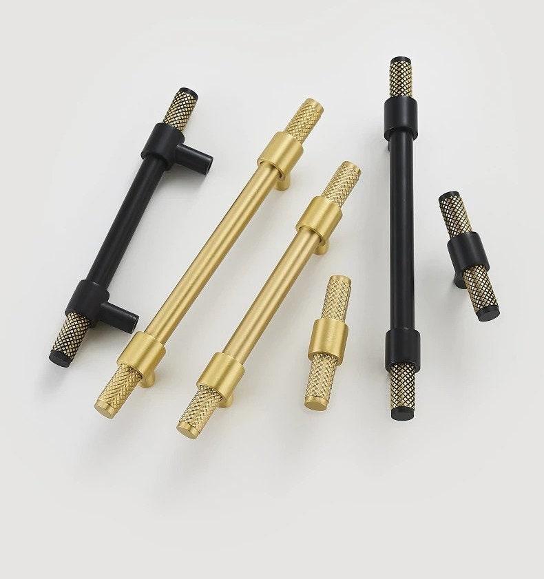 SILT / SOLID BRASS HANDLES / KNURLED - Handle Shop Couture 