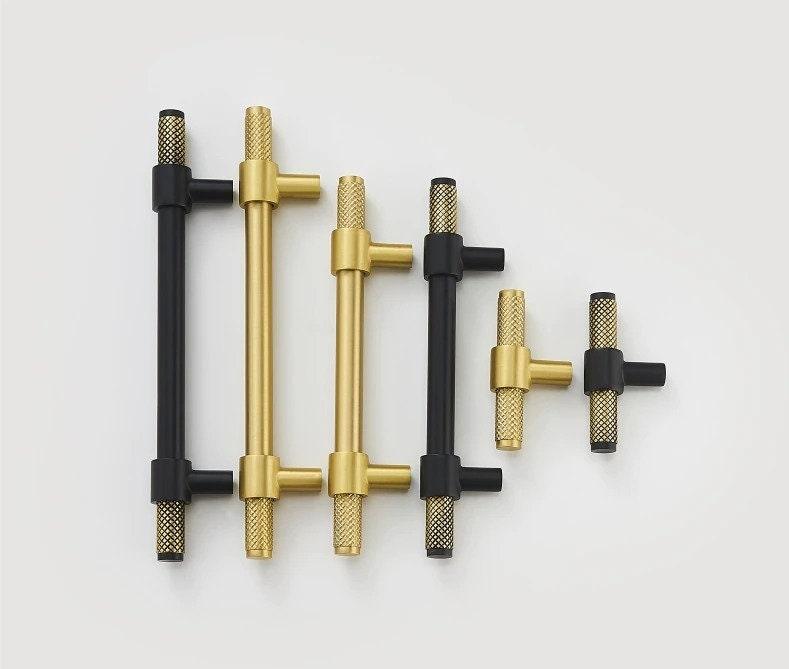 SILT / SOLID BRASS HANDLES / KNURLED - Handle Shop Couture 