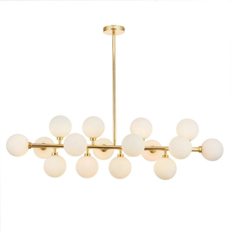 STROMA / Frosted Glass Chandelier - Handle Shop Couture 