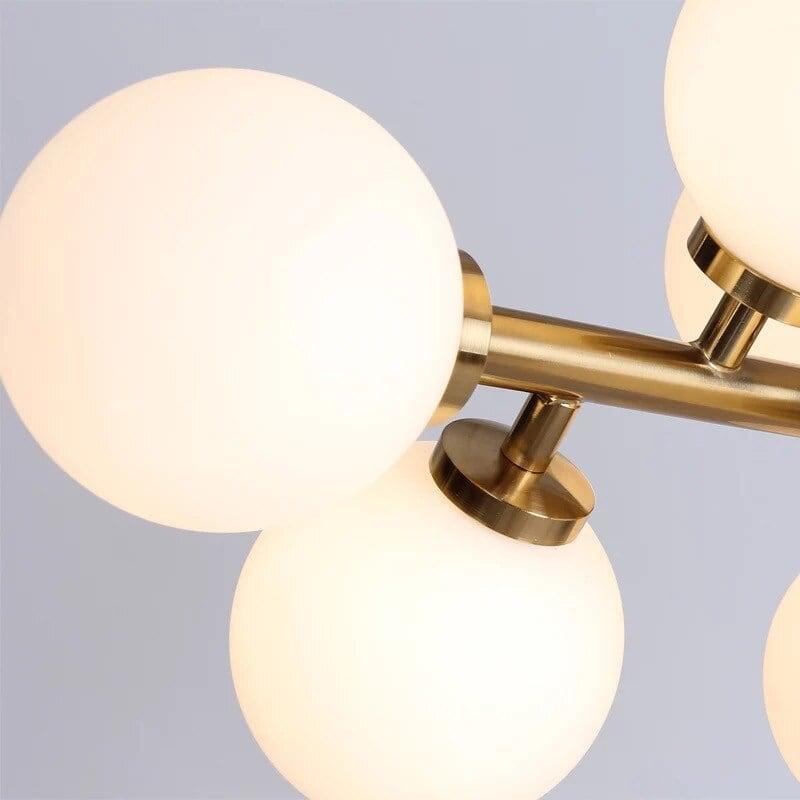STROMA / Frosted Glass Chandelier - Handle Shop Couture 