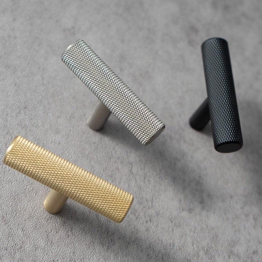 TYCHE / SOLID BRASS HANDLES / KNURLED - Handle Shop Couture 